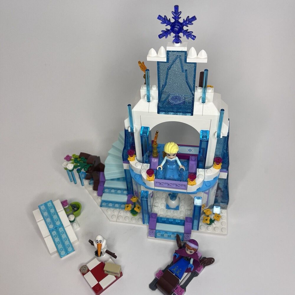 Lego Disney Princess Elsa's Sparkling Ice Castle Mostly Complete - Preowned